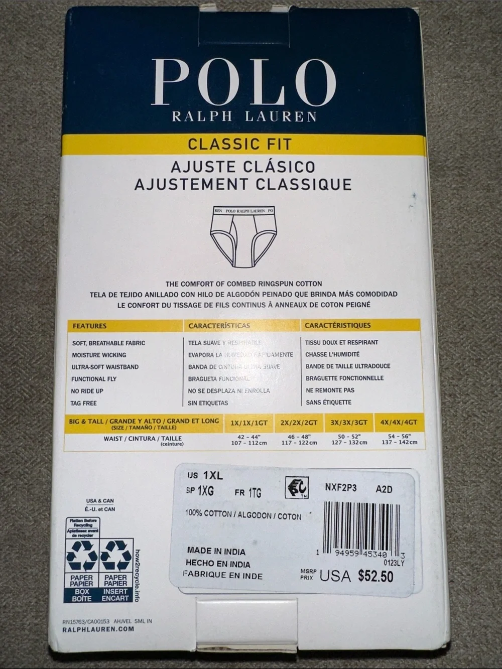 Polo Ralph Lauren three brief